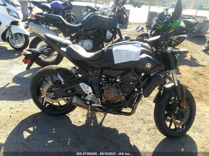 2017 YAMAHA FZ07A JYARM20E5HA000970