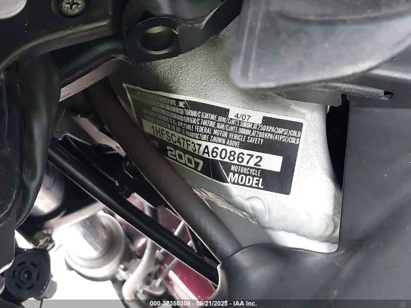 2007 HONDA GL1800 1HFSC47F37A608672