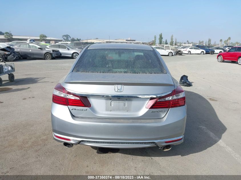 2017 HONDA ACCORD SEDAN SPORT - 1HGCR2F58HA278783