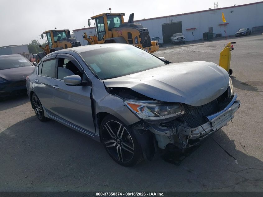 2017 HONDA ACCORD SEDAN SPORT - 1HGCR2F58HA278783