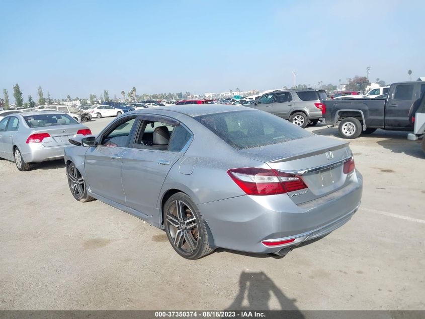 2017 HONDA ACCORD SEDAN SPORT - 1HGCR2F58HA278783