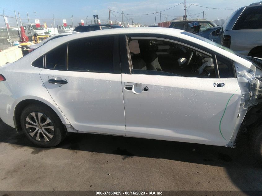 2022 TOYOTA COROLLA HYBRID LE - JTDEAMDE4NJ042706