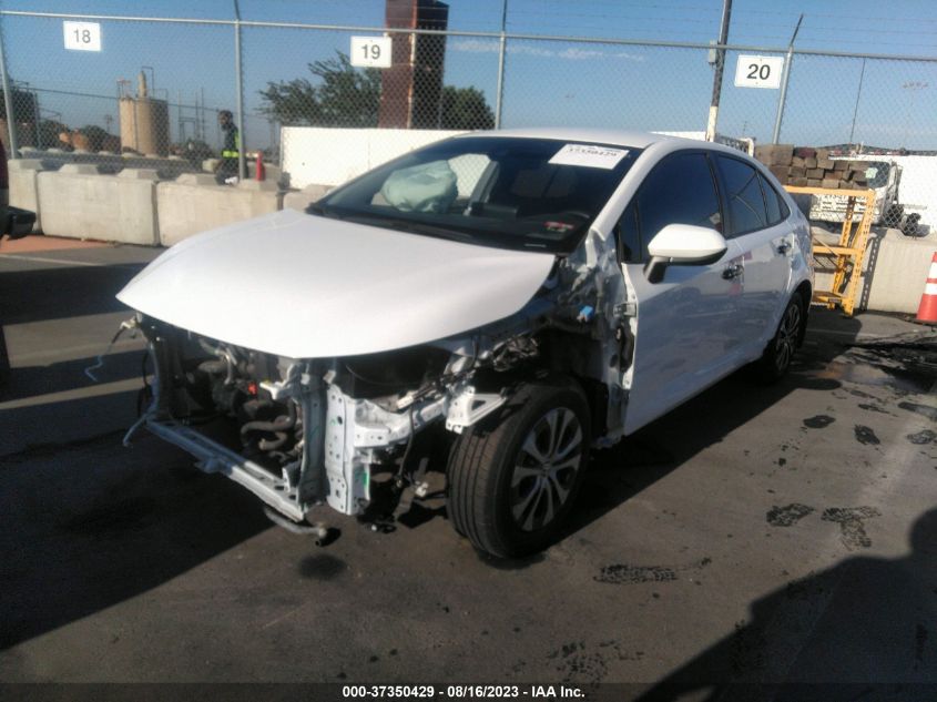 2022 TOYOTA COROLLA HYBRID LE - JTDEAMDE4NJ042706