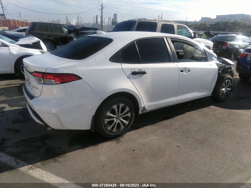 2022 TOYOTA COROLLA HYBRID LE - JTDEAMDE4NJ042706