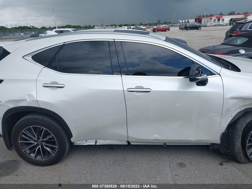 VIN JTJGGCEZ3N2001364 2022 LEXUS NX 350