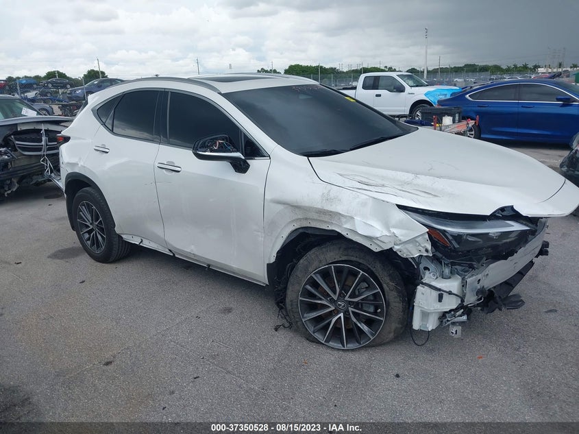 VIN JTJGGCEZ3N2001364 2022 LEXUS NX 350