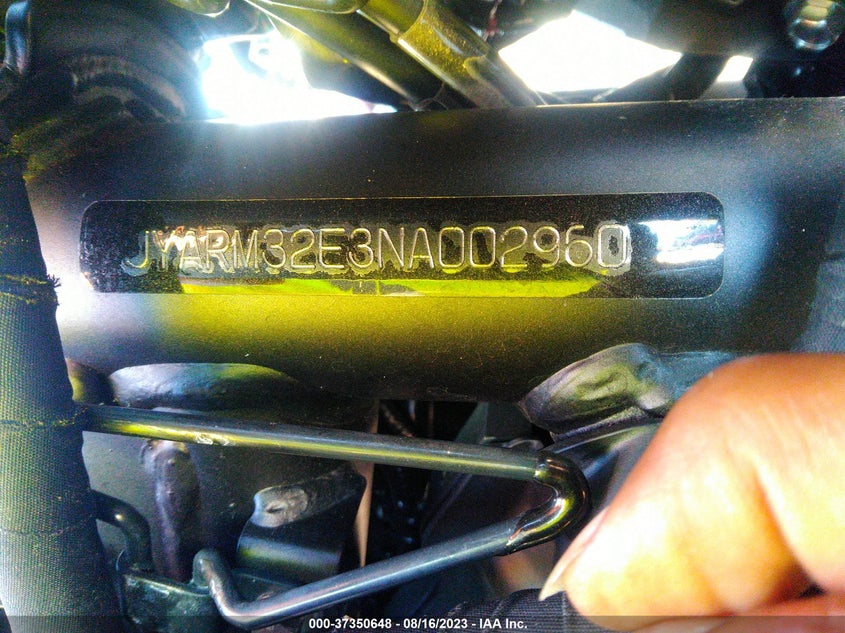 VIN JYARM32E3NA002960 2022 YAMAHA MT07