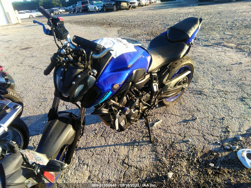 VIN JYARM32E3NA002960 2022 YAMAHA MT07
