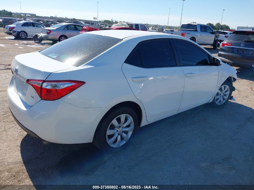 2016 TOYOTA COROLLA L/LE/S/S PLUS/LE PLUS - 5YFBURHE4GP485552