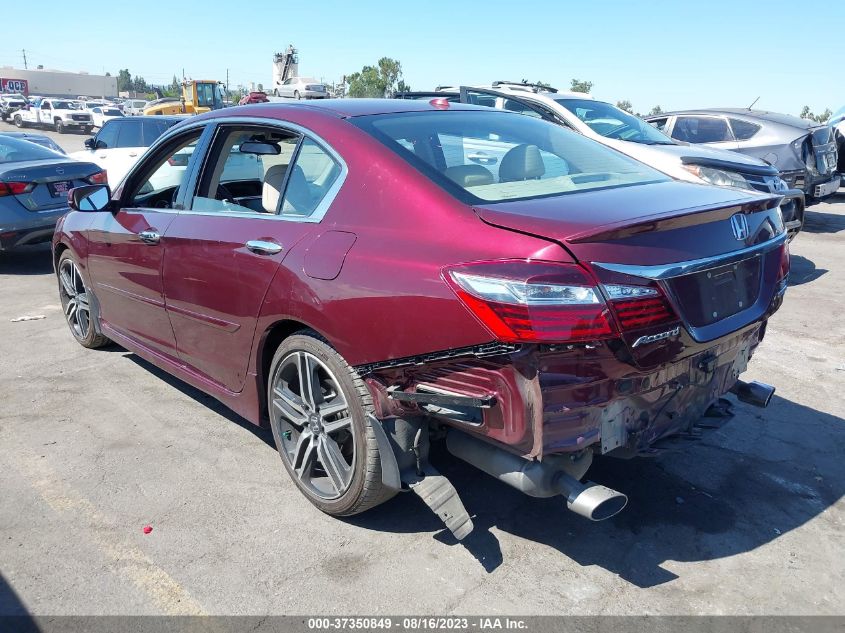 2016 HONDA ACCORD SEDAN TOURING - 1HGCR3F94GA028111