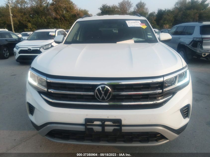 2022 VOLKSWAGEN ATLAS 3.6L V6 SE W/TECHNOLOGY - 1V2HR2CA2NC535571