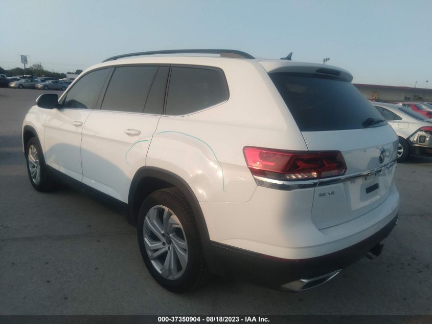 2022 VOLKSWAGEN ATLAS 3.6L V6 SE W/TECHNOLOGY - 1V2HR2CA2NC535571