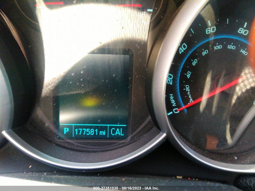 2013 CHEVROLET CRUZE 2LT - 1G1PE5SB4D7246387