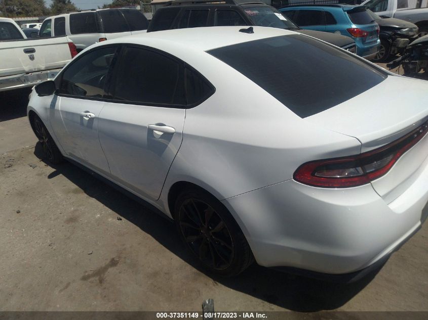 2016 DODGE DART GT - 1C3CDFEB2GD700947