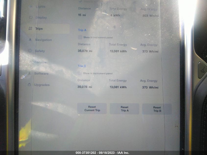 2014 TESLA MODEL S 60 KWH BATTERY - 5YJSA1S13EFP50552