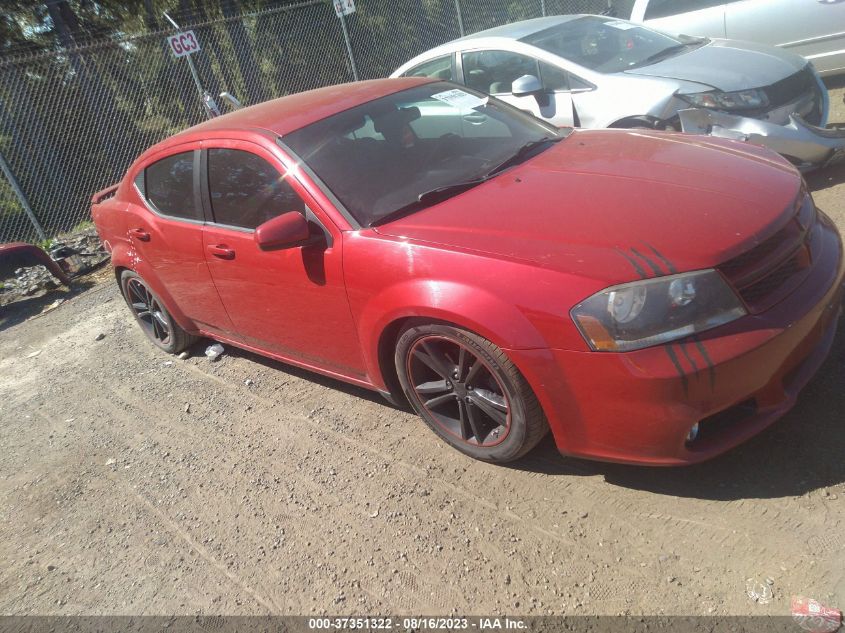 2014 DODGE AVENGER SXT - 1C3CDZCG9EN181533