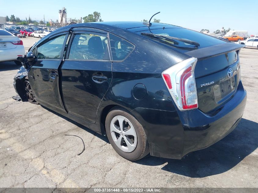 2013 TOYOTA PRIUS ONE/TWO/THREE/FOUR/FIVE - JTDKN3DU9D1698150