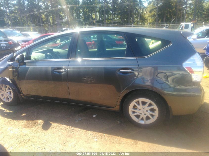 2013 TOYOTA PRIUS V TWO/THREE/FIVE - JTDZN3EU2D3235252