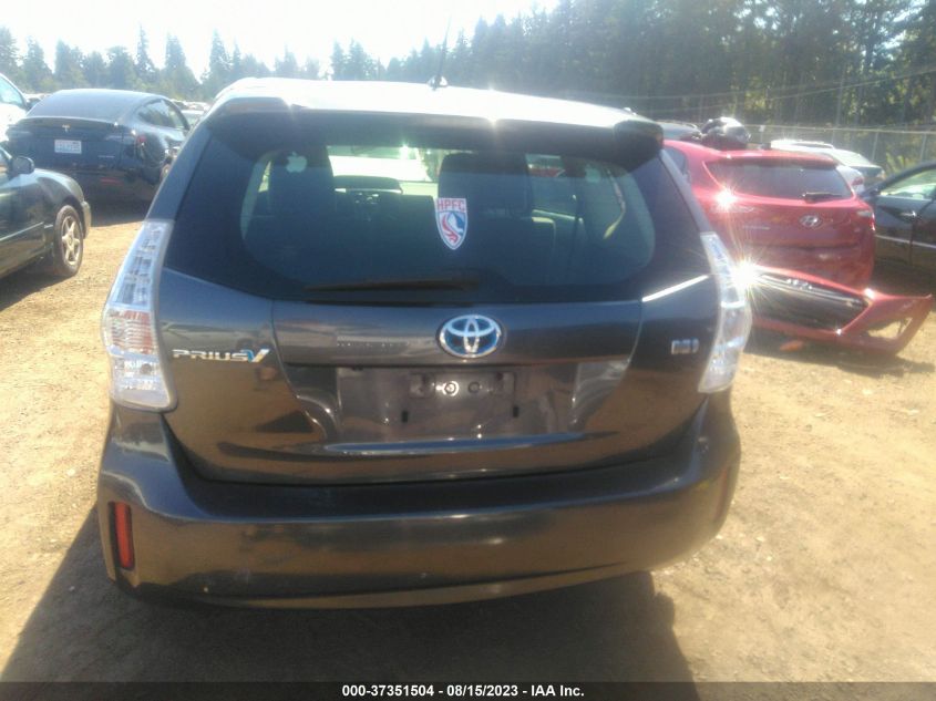 2013 TOYOTA PRIUS V TWO/THREE/FIVE - JTDZN3EU2D3235252