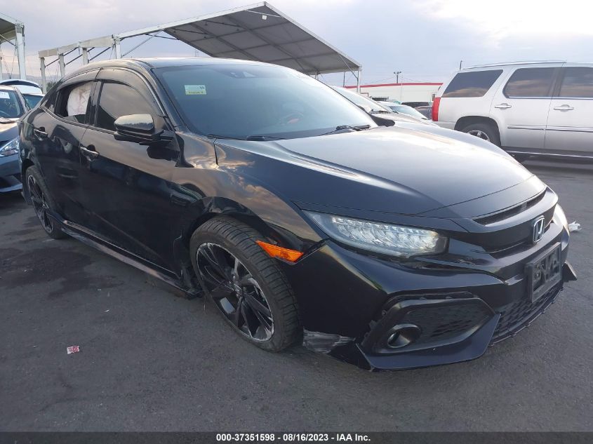 2019 HONDA CIVIC HATCHBACK SPORT TOURING - SHHFK7H97KU410006