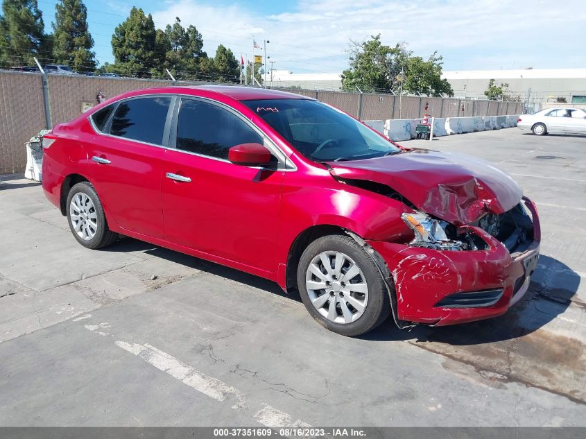 2014 NISSAN SENTRA S - 3N1AB7AP0EL680482