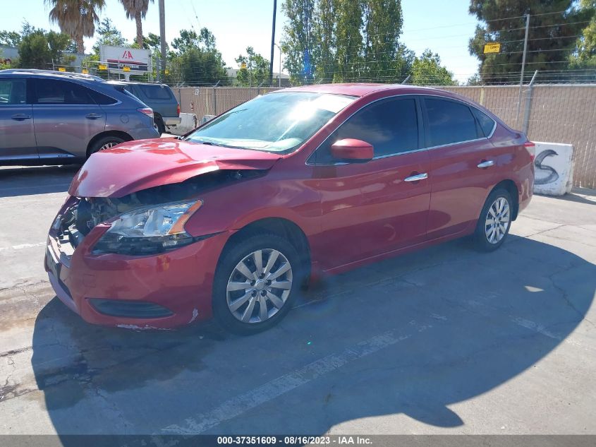 2014 NISSAN SENTRA S - 3N1AB7AP0EL680482