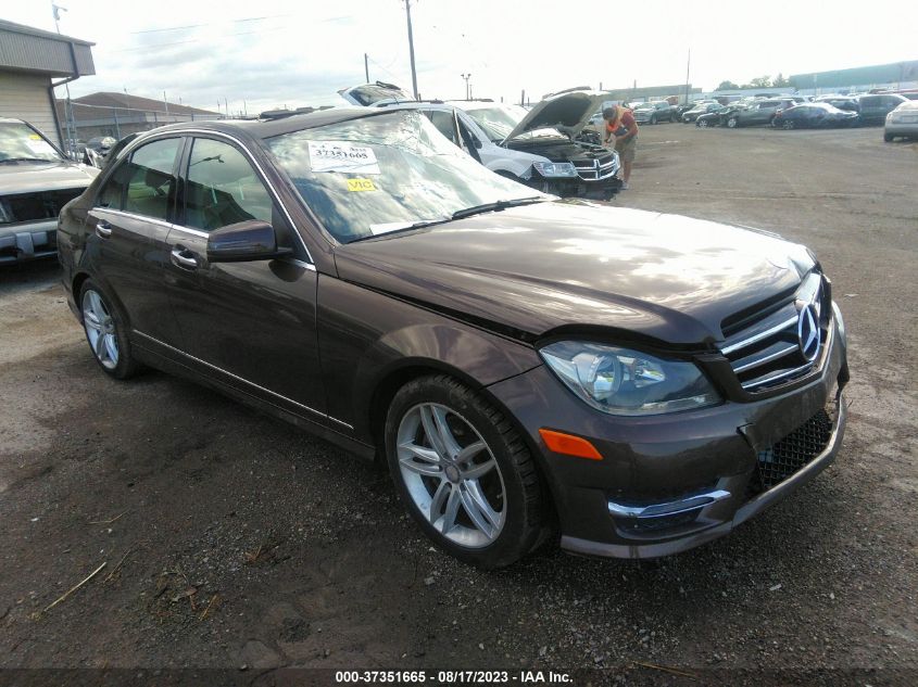 VIN WDDGF8AB6EA911744 2014 MERCEDES-BENZ C no.1