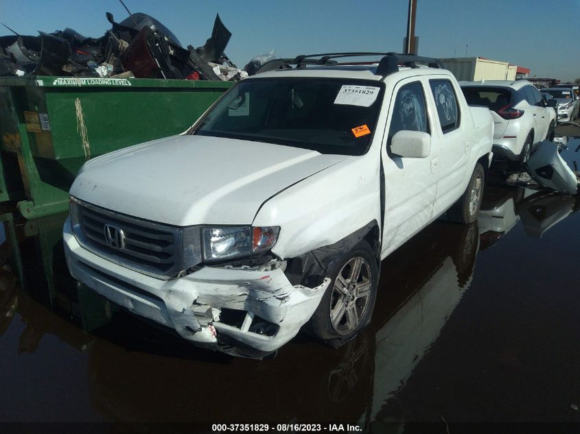 2014 HONDA RIDGELINE RTL - 5FPYK1F51EB011627