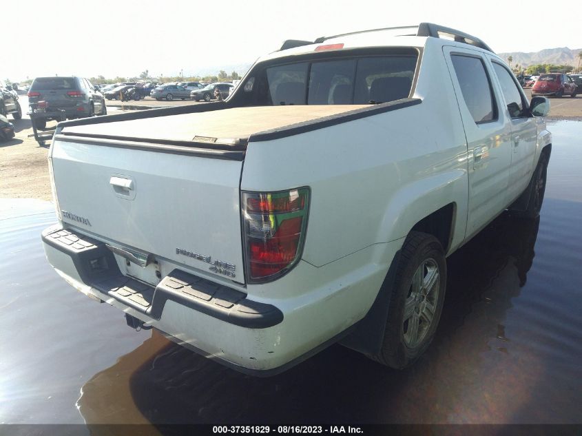 2014 HONDA RIDGELINE RTL - 5FPYK1F51EB011627