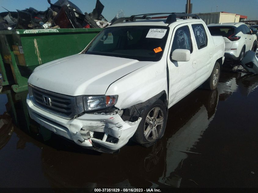 2014 HONDA RIDGELINE RTL - 5FPYK1F51EB011627