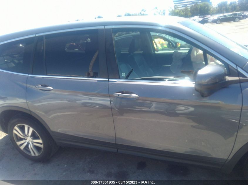 2016 HONDA PILOT EX-L - 5FNYF5H50GB056840