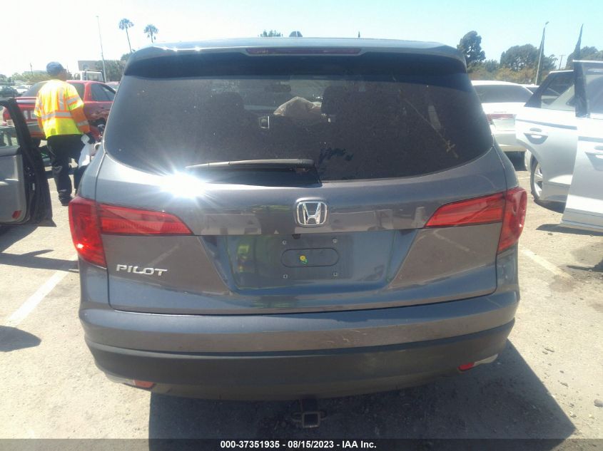 2016 HONDA PILOT EX-L - 5FNYF5H50GB056840
