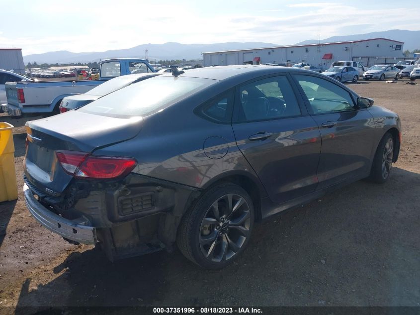 2015 CHRYSLER 200 S - 1C3CCCBG4FN572561