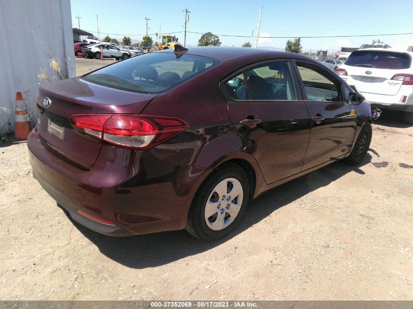 2017 KIA FORTE LX - 3KPFK4A72HE098183