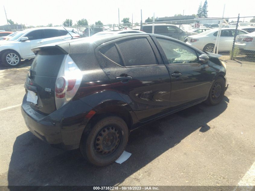 2014 TOYOTA PRIUS C ONE/THREE/TWO/FOUR - JTDKDTB32E1059624