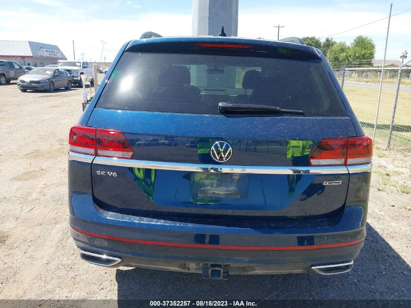 2022 VOLKSWAGEN ATLAS SE - 1V2KR2CA3NC561232
