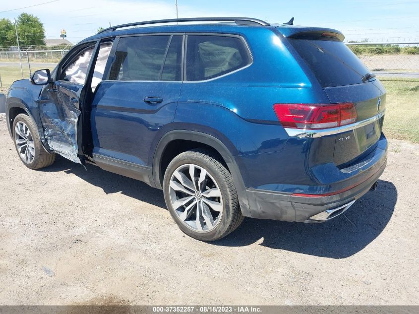 2022 VOLKSWAGEN ATLAS SE - 1V2KR2CA3NC561232