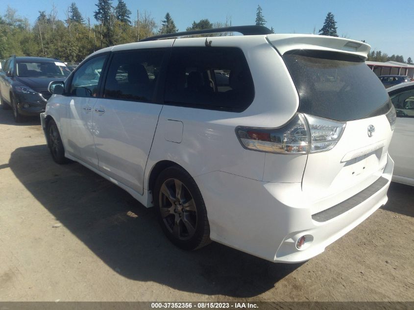 2017 TOYOTA SIENNA SE - 5TDXZ3DC2HS800995