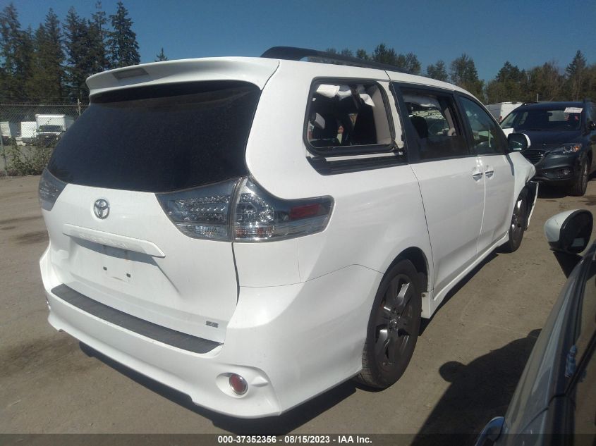 2017 TOYOTA SIENNA SE - 5TDXZ3DC2HS800995