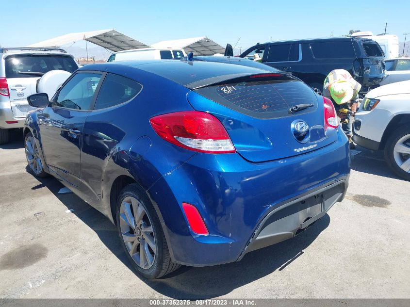 2017 HYUNDAI VELOSTER - KMHTC6AD5HU313943