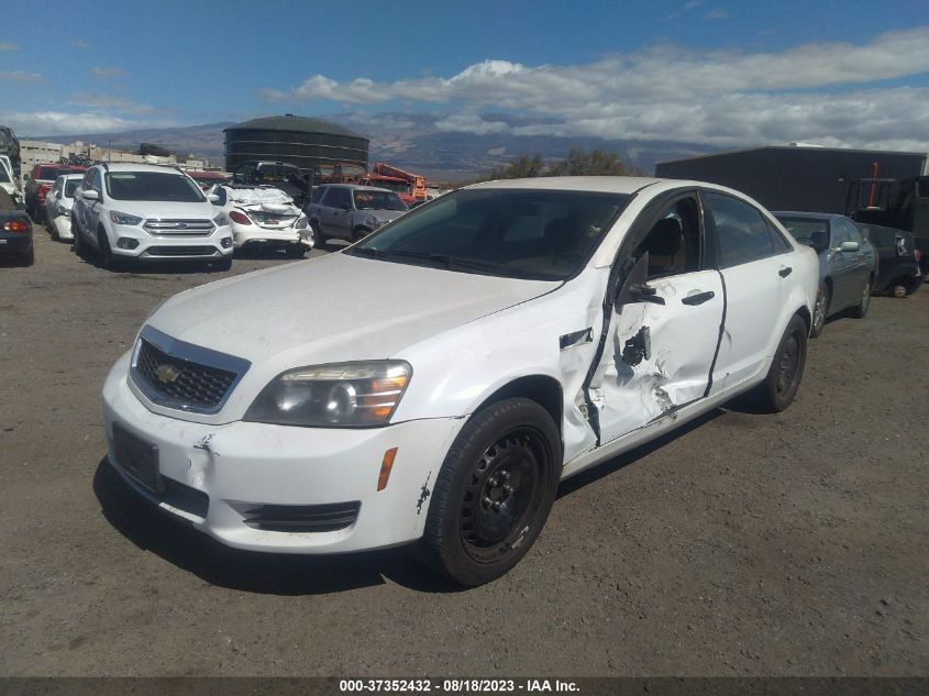 2014 CHEVROLET CAPRICE POLICE PATROL POLICE 6G3NS5U33EL940075