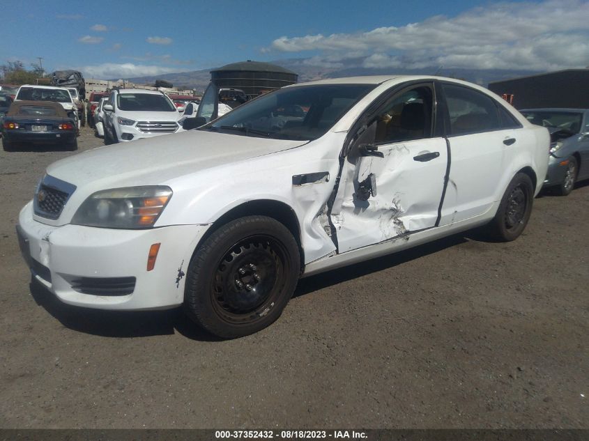 2014 CHEVROLET CAPRICE POLICE PATROL POLICE 6G3NS5U33EL940075