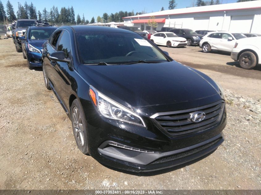 2015 HYUNDAI SONATA 2.4L SPORT - 5NPE34AF8FH078674