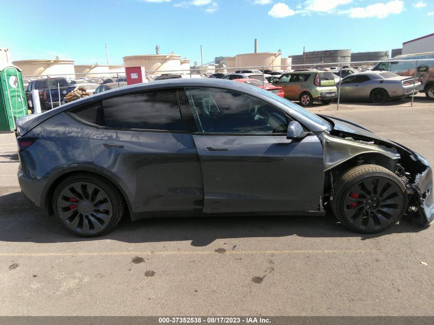 2022 TESLA MODEL Y PERFORMANCE - 7SAYGDEFXNF536954