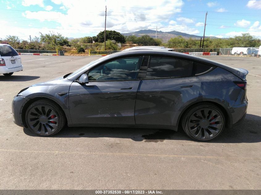 2022 TESLA MODEL Y PERFORMANCE - 7SAYGDEFXNF536954