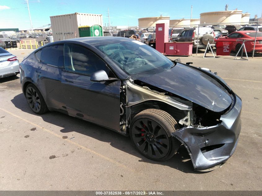 2022 TESLA MODEL Y PERFORMANCE - 7SAYGDEFXNF536954