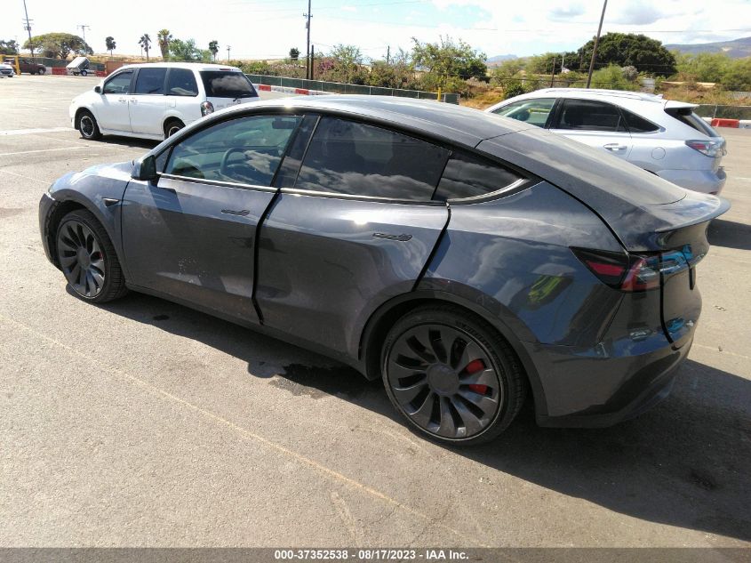 2022 TESLA MODEL Y PERFORMANCE - 7SAYGDEFXNF536954