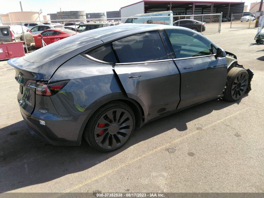 2022 TESLA MODEL Y PERFORMANCE - 7SAYGDEFXNF536954