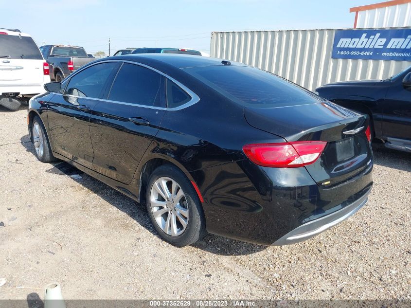 2015 CHRYSLER 200 LIMITED - 1C3CCCABXFN593856