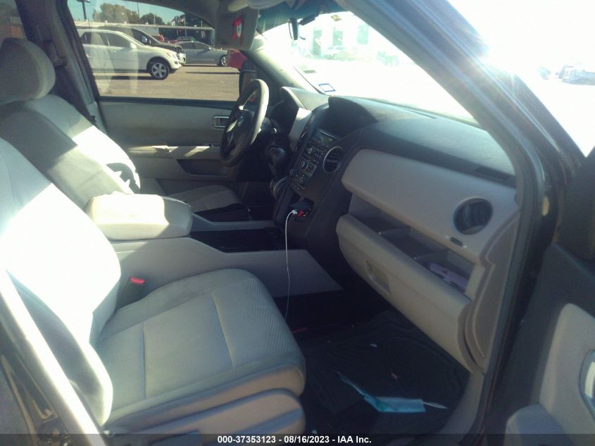 2013 HONDA PILOT LX - 5FNYF3H20DB014674